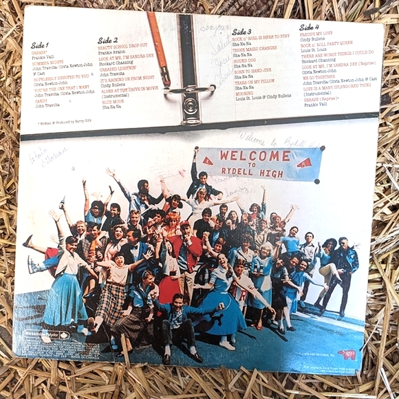 Vintage GREASE Vinyl Record | 1978 Original Soundtrack | Gatefold 2 LPs - Picture 2 of 3